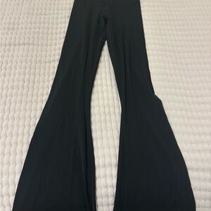 aerie Black High-Rise Wide Leg Yoga Pants
